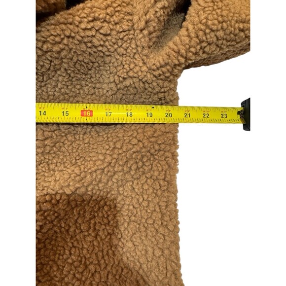 Parisian Teddy Coat Faux Shearling Mocha Longline US 6 (UK 10) NWT - Picture 13 of 16